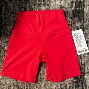 Lululemon Pink Align High-Waisted Shorts